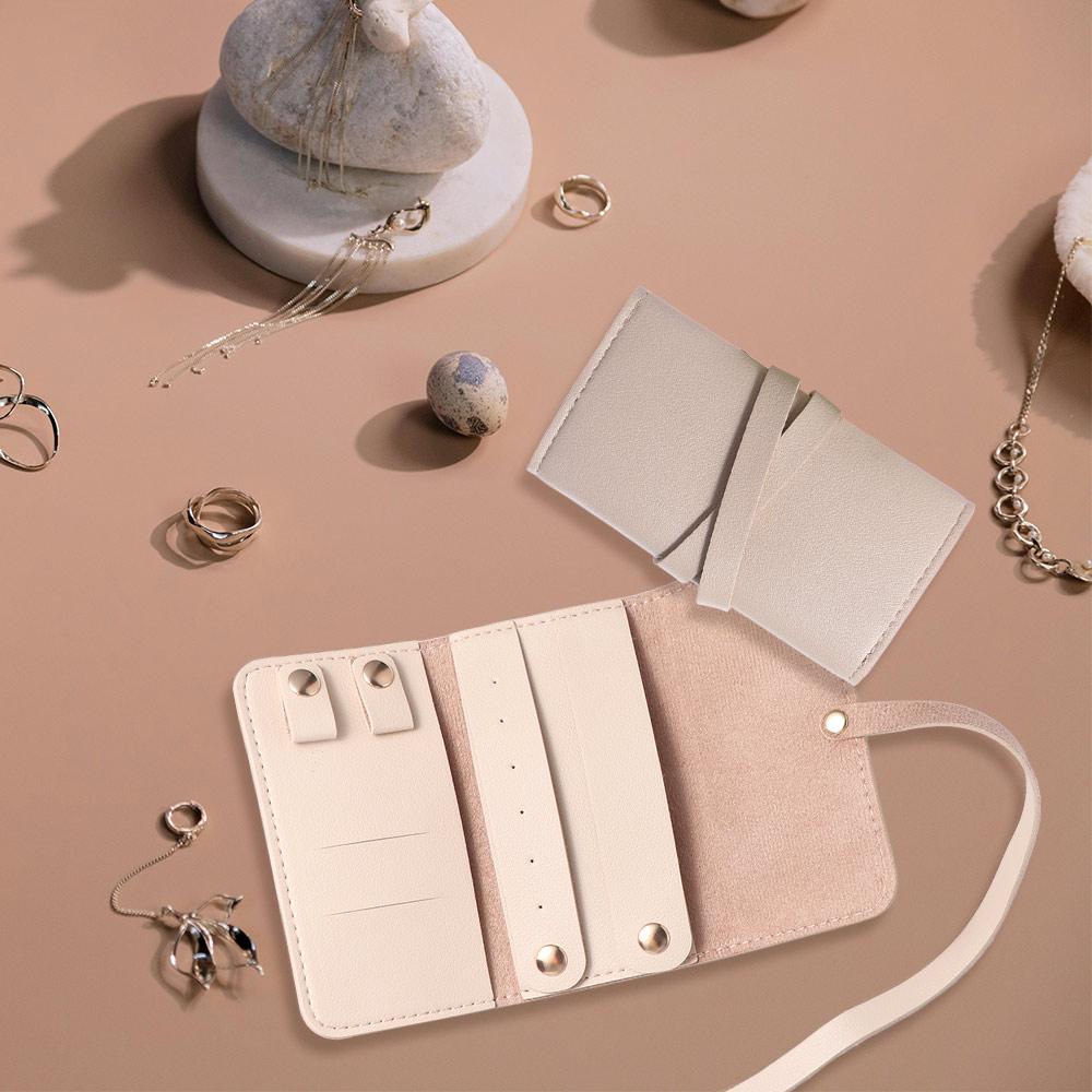 Portable Packing Pouches for Necklaces Lightweight Jewelry Case Bag  for Earrings Bracelet