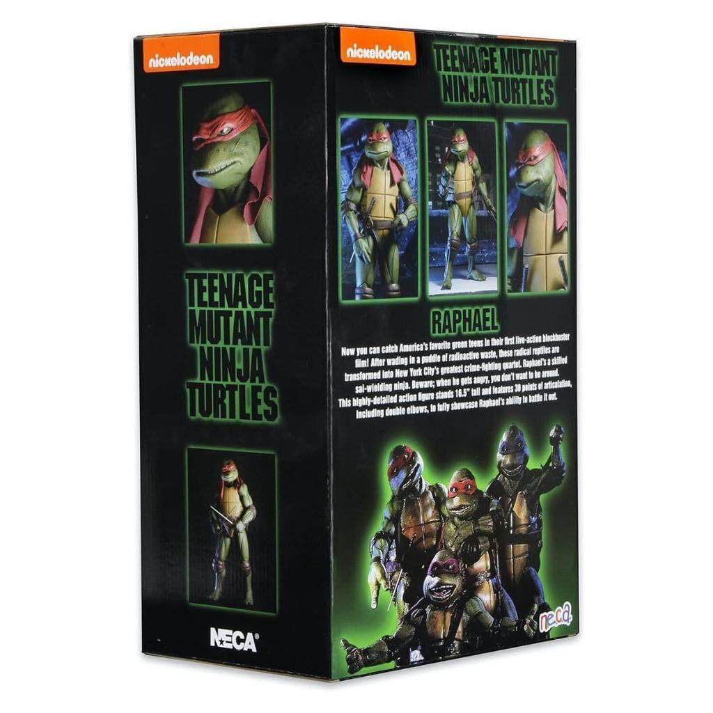 TMNT Teenage Mutant Ninja Turtles 1990 Movie Series Scale Action Figure Raphael TEENAGE MUTANT NINJA TURTLES RAPHAEL NECA Movie Version 1/4 / [Used]