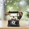 Antique Vintage Desktop Ornament Telephone Model Craft Bar Home Decoration Gift Elaborate Manufacture Prolonged Durable