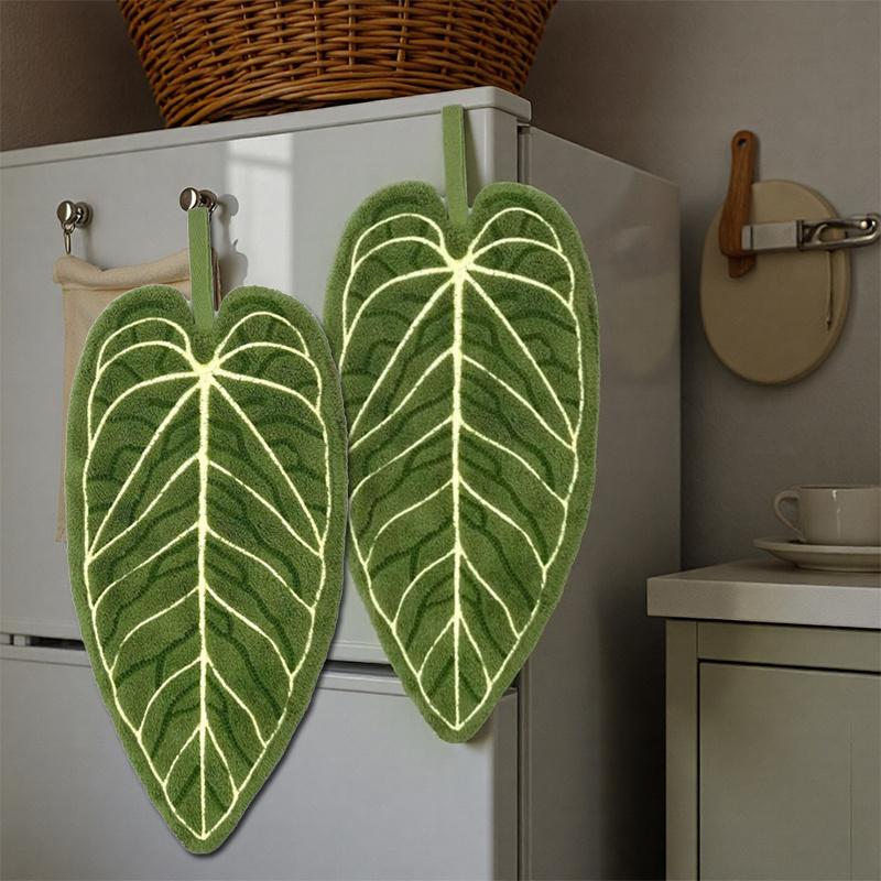 Hot Plant Towels,flower Candles,leaf Towels,hand Towels,hanging Kitchen,bathroom Towels,wiping Cloths,absorbent Handkerchiefs