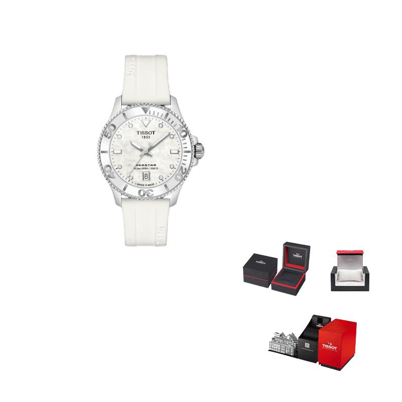 

TISSOT Starfish Collection Quartz Movement 300 meter Water Resistance Women s Watch White Dial T120.210.17.116.00 White Dial