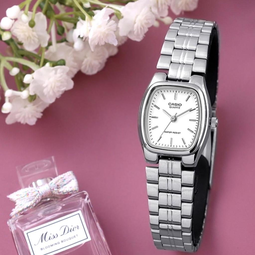 Casio Mineral Glass Square Round Classic Formal Womens Watch 5 Colors