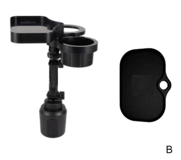 

2 в 1 держатель для стакана Mintiml, расширительный адаптер, автомобильный держатель для стакана с беспроводной зарядной панелью USB, контейнер, автомобильные аксессуары, подставка для бутылок