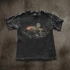 Vintage Grizzly Bear PNW Wilderness T-Shirt, Salmon Fishing Forest Graphic
