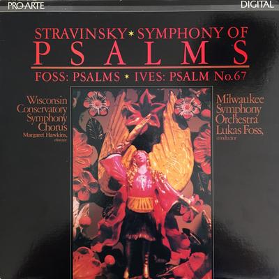 LP Record VARIOUS  Stravinsky Symphony of Psalms PAD169 PROARTE DIGIT 1984 US Classical Used
