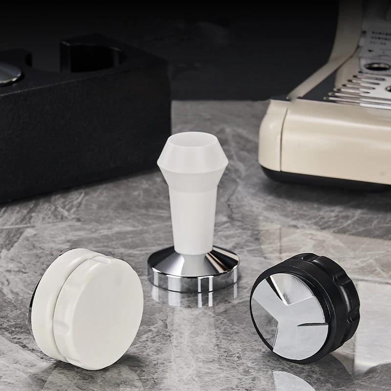 Coffee Tamper 51/53/58mm Coffee Distributor Adjustable Leveler Espresso Distributor Coffee Powder Hammer Barista accessories
