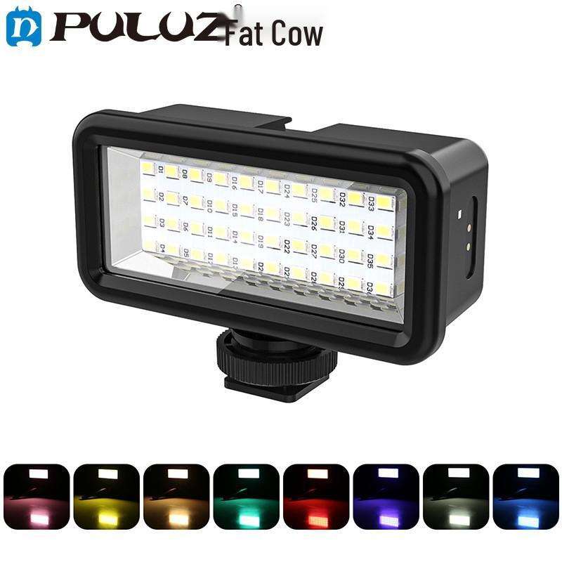 PULUZ Водонепроницаемый 40 LED заполняющий свет для подводного влогинга чёрный