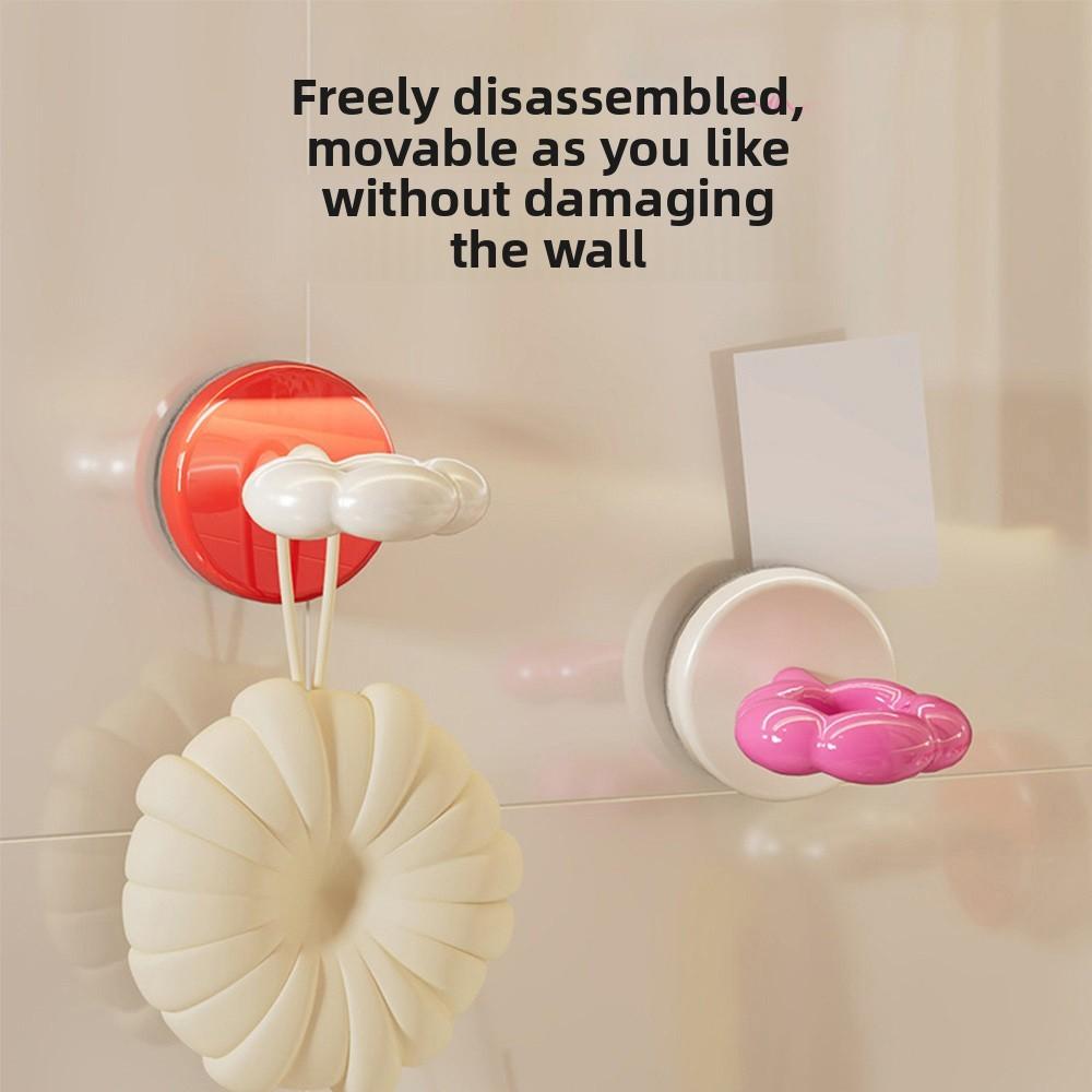 No Punching Shower Suction Hooks Suction Cup Robes Hooks Durable Load-Bearing Hooks  Towel Hanging