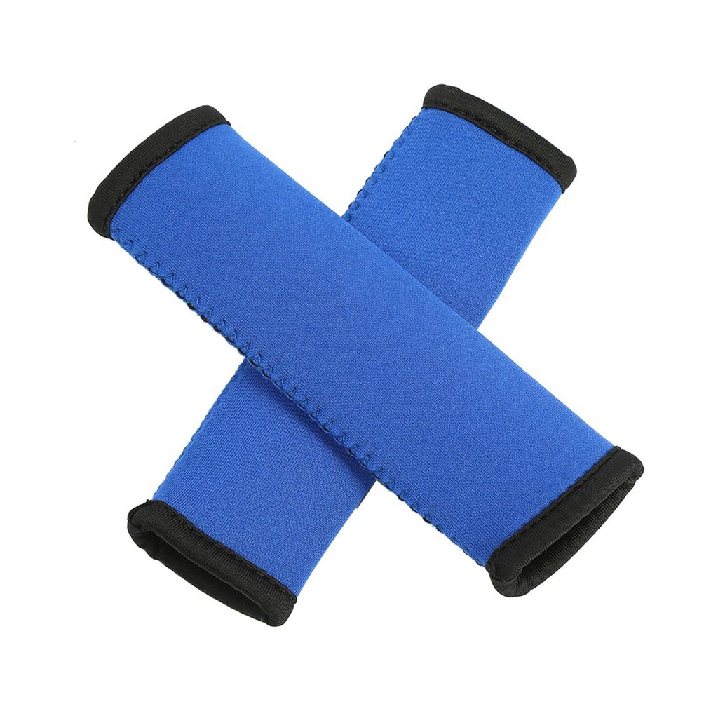 2pcs 19.5cm Soft Diving Fabric Canoe Paddle Grips Accessories (blue)
