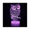 Touch Switch Table Desk Lamp Kid Fashion 3D Owl LED Night Light Bedroom Decor Xmas Gifts