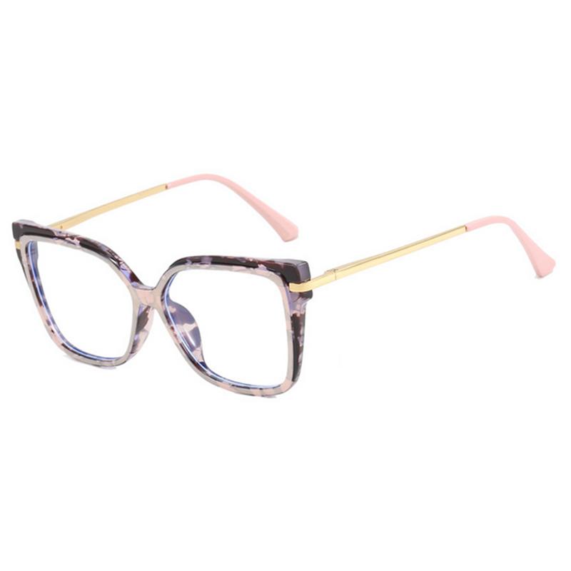 

Женская квадратная оправа для очков с плоским верхом, оправа для рецептурных очков при близорукости, оптические очки, женские квадратные легкие очки 1.56 myopia -1.5