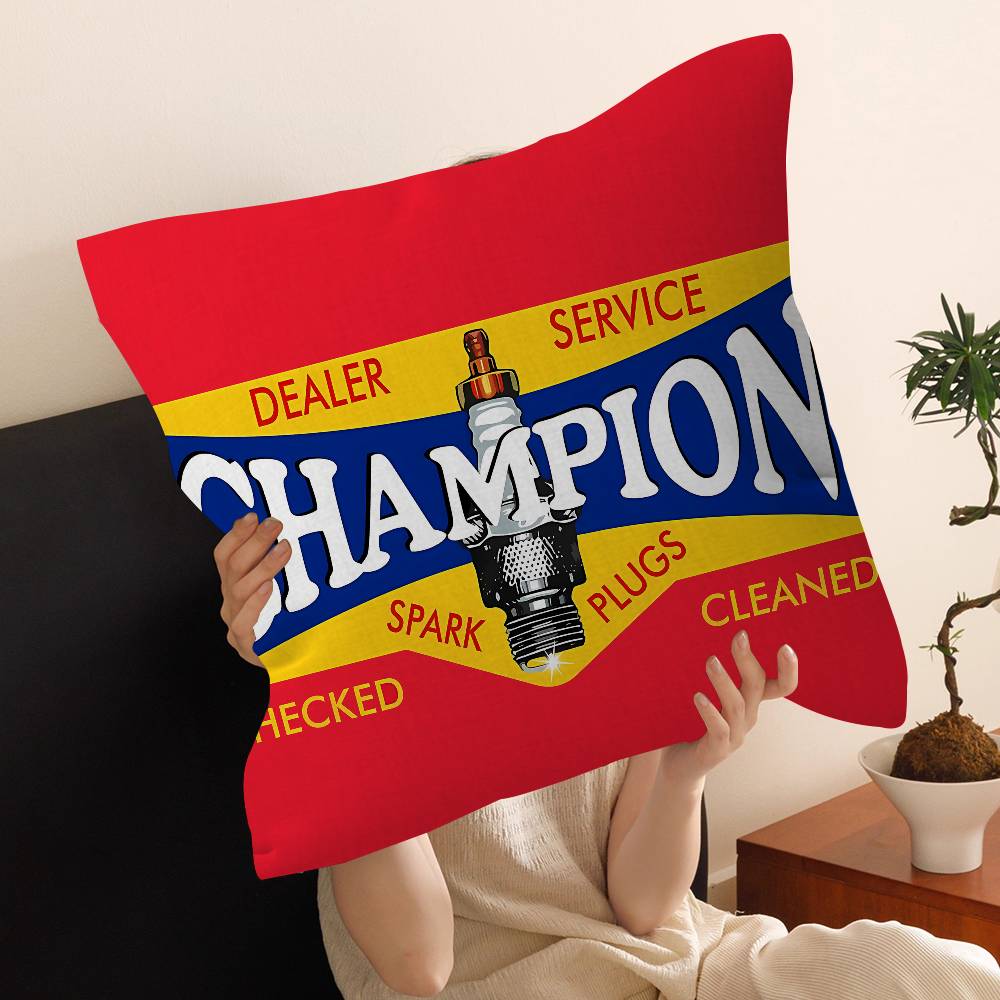 C-Champion Свечи зажигания Кленовый дизайн Наволочка Счастливый Осенний Урожай Декор Праздничный Декор Наволочка 30cmx30cm