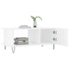VidaXL Table basse Blanc brillant 90x50x40 cm Bois d'ingénierie 829486