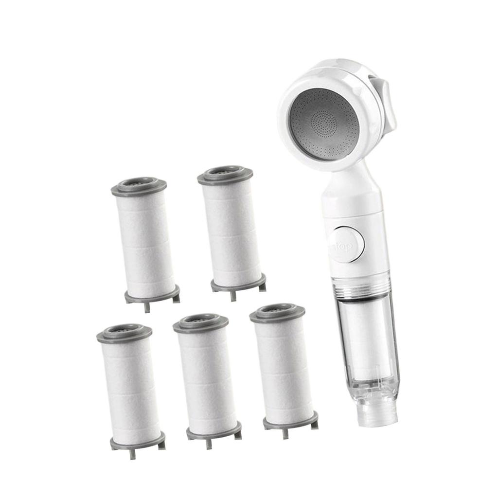 Travel Friendly Portable Shower Head With Pressures Boosting Technology and Skin Care Filter for Hotel Daily Use