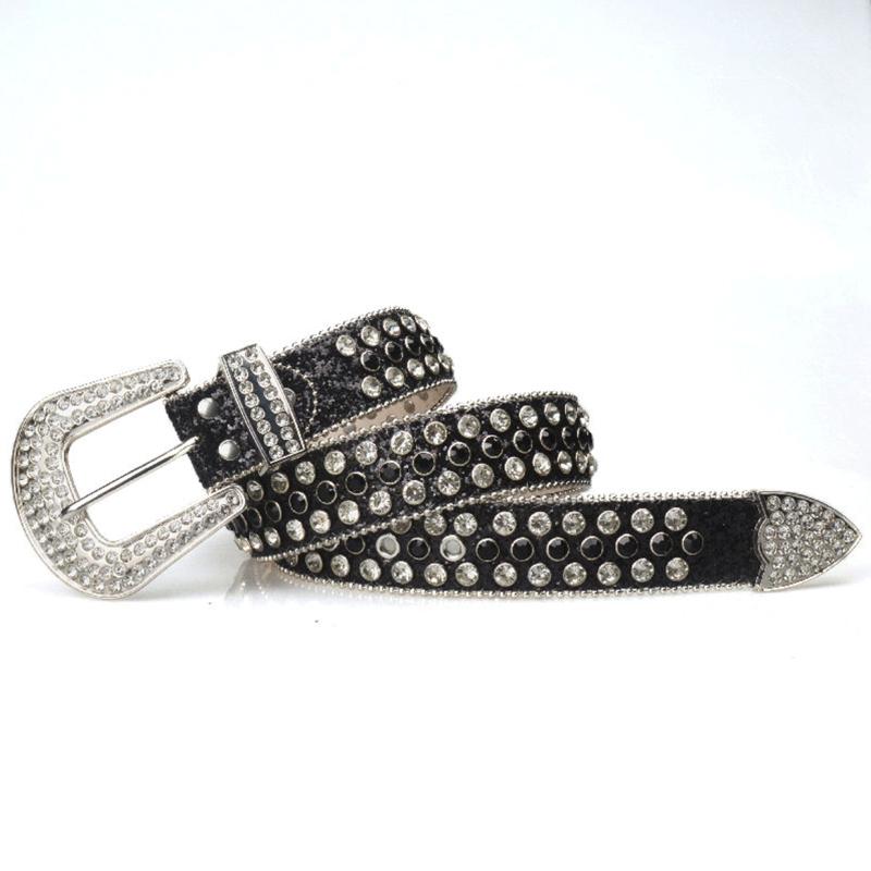 Cowgirl Western Belt Bling for Rhinestone Belts for Jeans  Leather Belt for Country Music Festival Horse Show Club Rocks