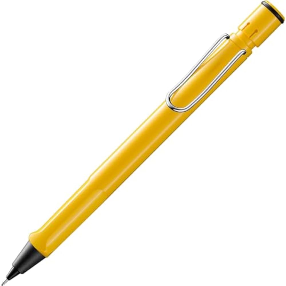 LAMY (Ramy) Safari Yellow Yellow Pencil - Mechanical Pencil with Ergonomic Grip Durable ASA Plast...