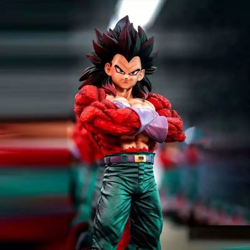Jt New 30cm Dragon Ball Anime Figure Super Saiyan 4 Vegeta Figure Ssj4 Action Figures Goku Pvc Statue Collection Model Toys Gift