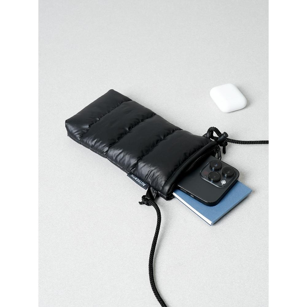 Daiso Padded Mini Crossbody Bag Black