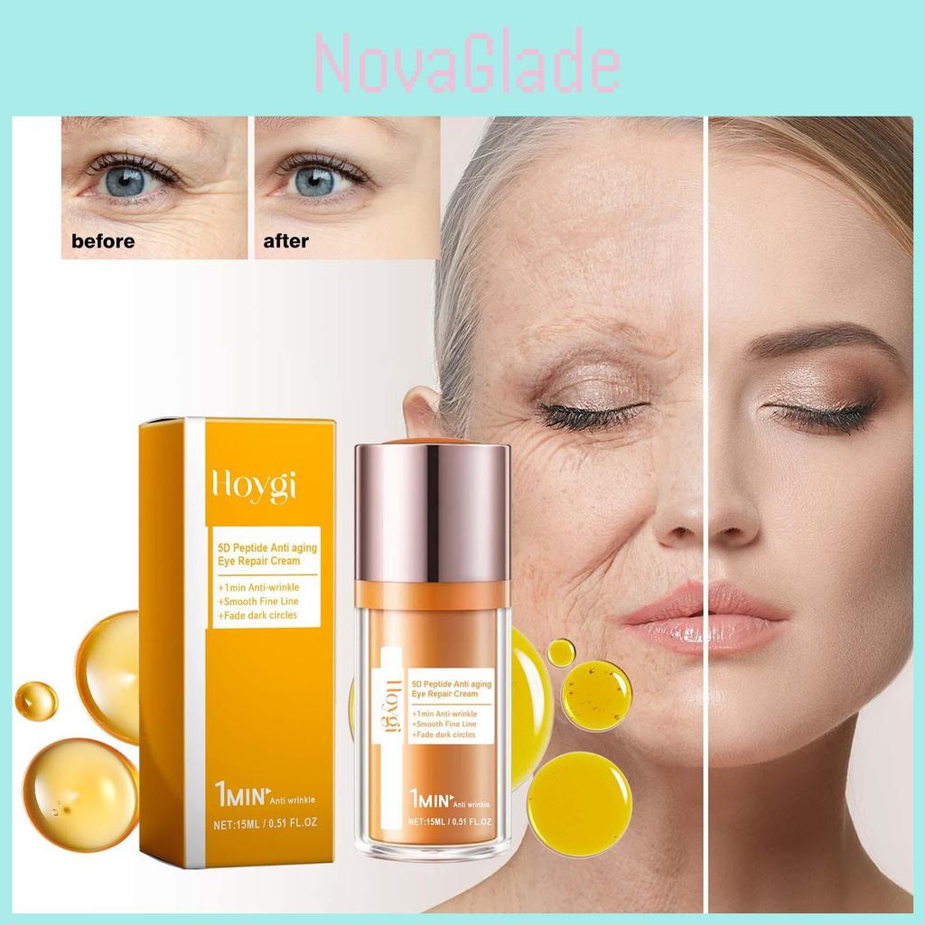Hoygi 5d Peptide Anti-wrinkle Eye Repair Cream For Smooth And Hydrated Skin