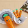 1/3PCS Carrots Set Children Kids Dinnerware Stainless Steel Spoon Fork Flatware With Box Baby Feeding Kitchen Tableware Supplies