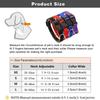 Solid Color Nylon Adjustable Dog Collar with Heavy Duty Clip Buckle Dog Pet Neck Collar Cover for Small Medium Large Dogs