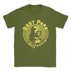 Best Papa In The Galaxy Stars Wars Men's T Shirts Funny Tees Short Sleeve Round Neck T-Shirts Pure Cotton Plus Size Tops