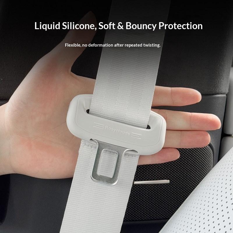 For Xpeng G6 XiaoPeng G6 G9 P7 Plus M03 Car Specialized Seat Belt Silicone Protective Cover Anti Collision Buckle Head Car