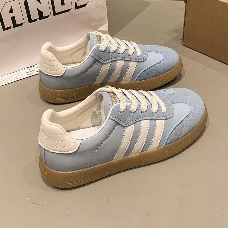 Soft-soled German training shoes women's versatile sports Forrest Gump shoes 2025 spring and summer new breathable board shoes casual white shoes