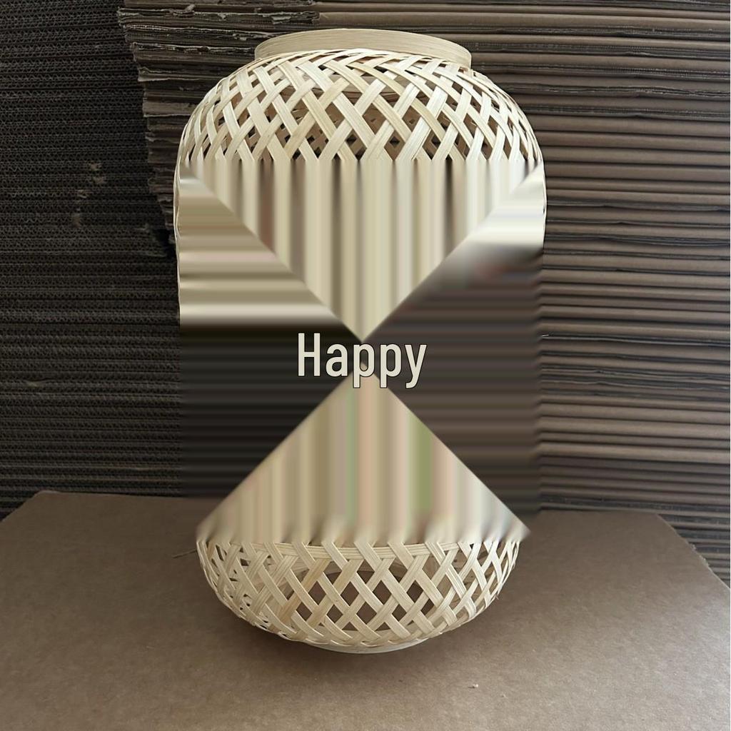 Chinese Wedding Photography Props: Rattan Hollow Lanterns with Red Background Decoration