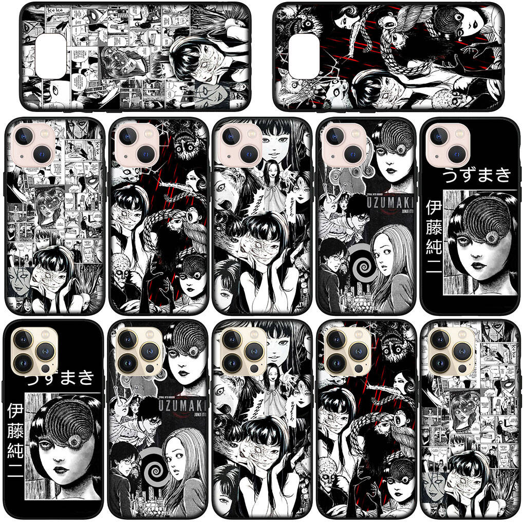 for Samsung Galaxy S25 S24 S23 iPhone 17 16 15 Xiaomi Redmi Note 14 13 12 11 Plus Pro Max XR A57 Phone Case Anime Tomie Cartoon Junji Ito OPPO Huawei