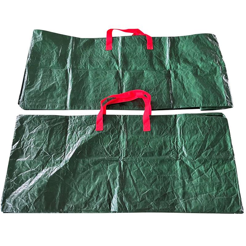 6/7/9FT Christmas Tree Storage Bag - PE Woven Waterproof Holiday Decor Organizer, Large Moving Bag for Xmas Decorations
