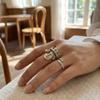 Minimalist Masquerade Mask Ring Elegant Stacked Ring Unique Venus Crown Ring  Daily Wear