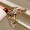 Broches de Mariposa de Perlas y Pedrería de Lujo de Moda Para Ropa de Mujer Abrigo Accesorios Regalos