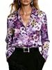 Summer Fashion Blouse for Ladies, Fashionable Women's Clothing, Long-sleeved Printed Blouse, Elegant Yet Casual, Suitable for All Seasons