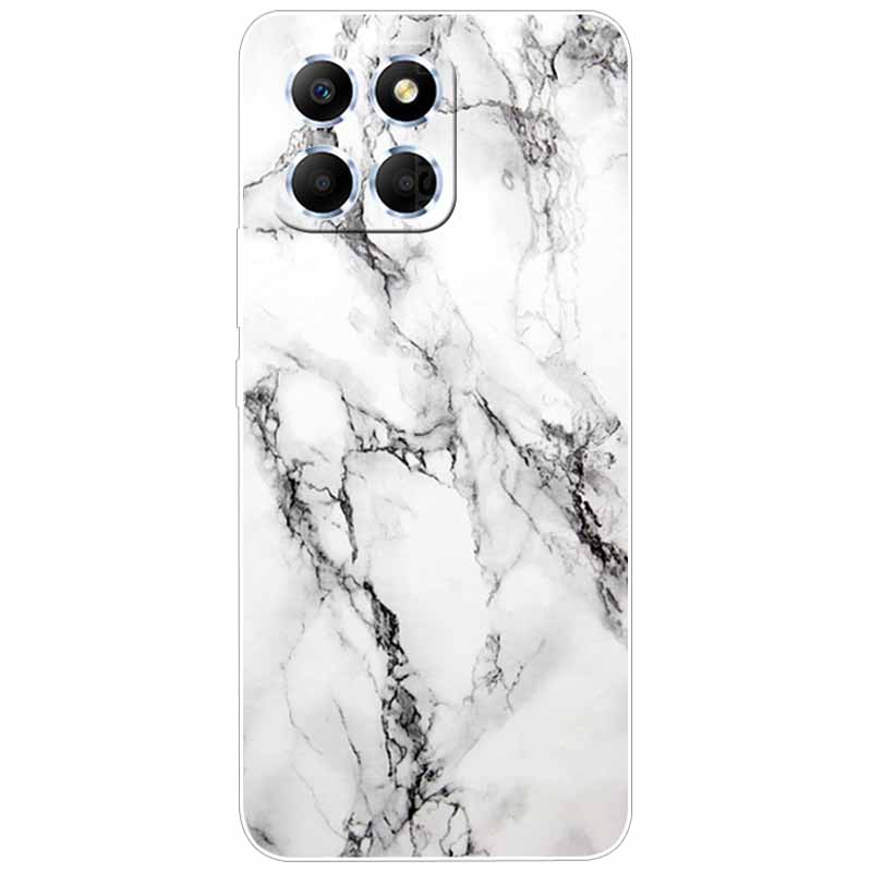 Soft Case For Honor X6 2022 Covers Para Silicon Print Marble TPU Clear Phone Coque for Huawei Honor X6 4G Transparent Bumper X 6