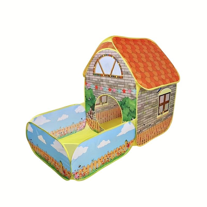 Play Tent Toys Ball Pool for Children Kids Ocean Balls Pool Garden House Foldable Kids Toy Tents Playpen Tunnel Play House Without Ball Play tent