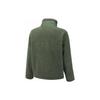 PUMA FW22 Chest Logo Embroidered Faux Shearling Jacket Unisex Green