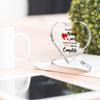 Heart-Shaped Acrylic Keepsake with Romantic "I Love You" Message - Perfect Anniversary, Birthday, Christmas, or Wedding Gift for Girlfriend, Wife, Fi