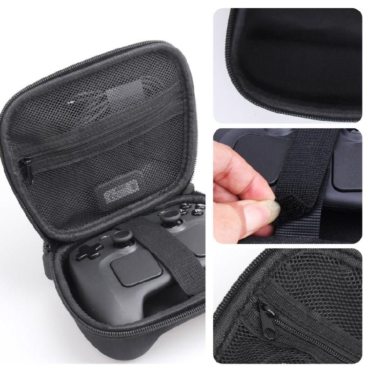 Bag with Mesh Pocket Game Controller Travel Carrying Case Scratchproof Shockproof Storage Box for Steam Controller 2