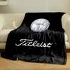 Cheerful Animated Train In a Vibrant Outdoor Setting with Bold Text. for All Seasons Blanket Lunch Break Throw Gift