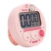 Minuteur de cuisine numérique écran LCD compact dessin animé électronique magnétique pour enfants
