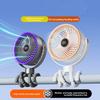 Intelligent Digital Display Octopus Stroller Fan USB Charging Rechargeable Fan  for Desktop Use
