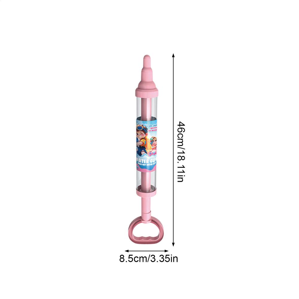 Water Spraying Squirter Romantic Interactive Game Water Squirter Toy Children Sprinkler For Summer Swimming Pool Beach Marriage розовый
