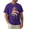Medieval Knight In Armor On Horse T-Shirt Summer Tops Animal Prinfor Boys New Edition Fruit Of The Loom Mens T Shirts