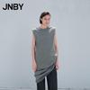 JNBY 2025 Summer Sleeveless Round Neck H-Line Long Dress