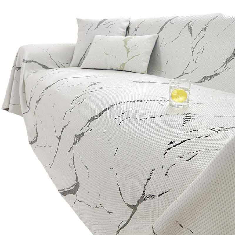 Summer Cool Breathable Sofa Towel Stone Pattern All-Inclusive Sofa Cover Dust Cover One-Piece Sofa Large Cover Cloth Cushion