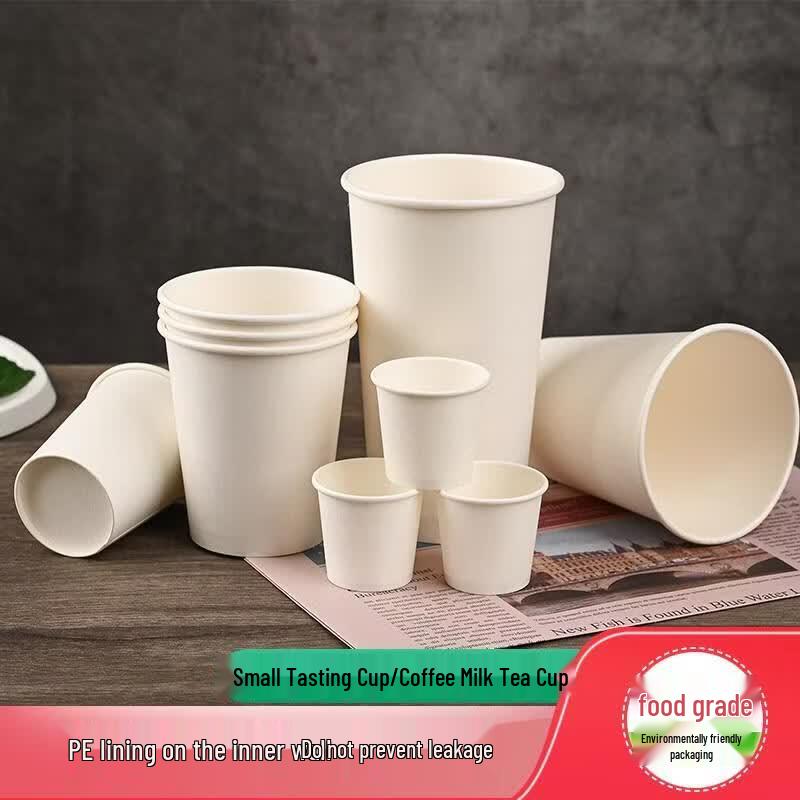 90mm Disposable White Paper Cup Lids