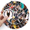 50pcs Cute Doberman Dog Stickers - Cartoon Animals, Pets, Waterproof Decoration for Thermos, Cups, Journals.