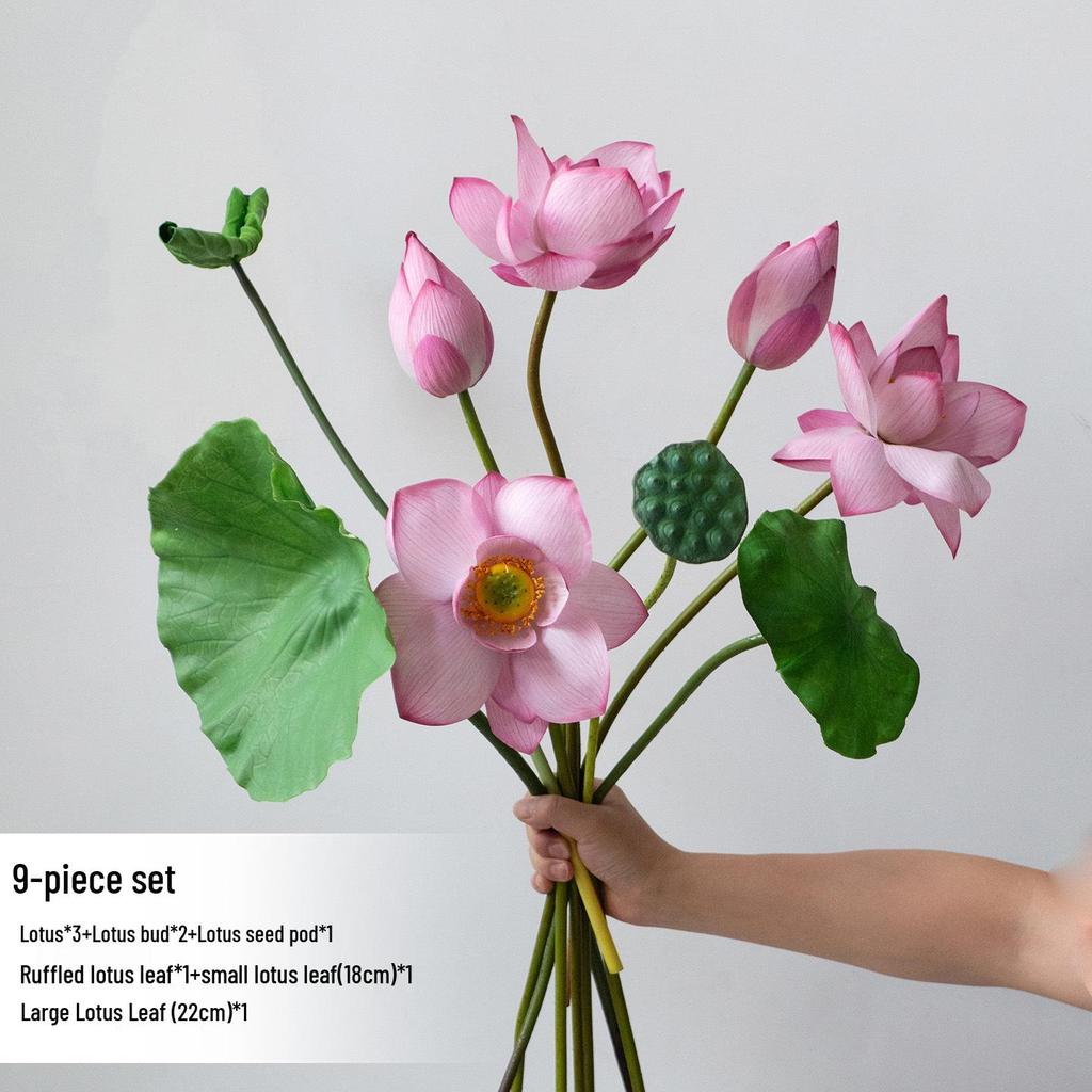 Artificial Lotus Flower Landscape Display for Buddhist Temple Decor