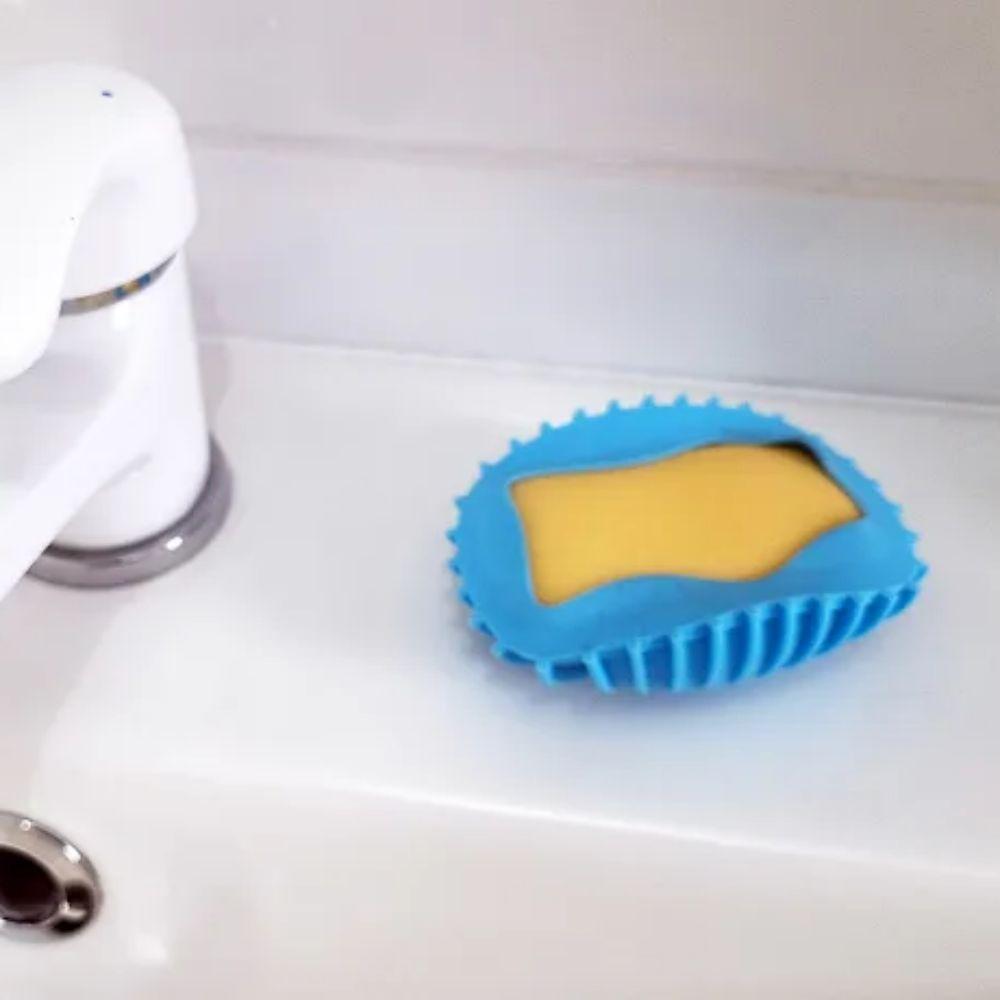 Multifunctional Magnetic Scrubber Easy To Use Cleaning Brush Wire Hrush Handle  kitchen Sccessories